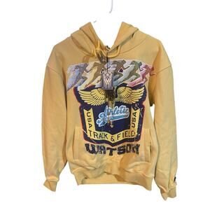 NWT SZ XL - Watson Track & Field Hoodie, yellow/multi
